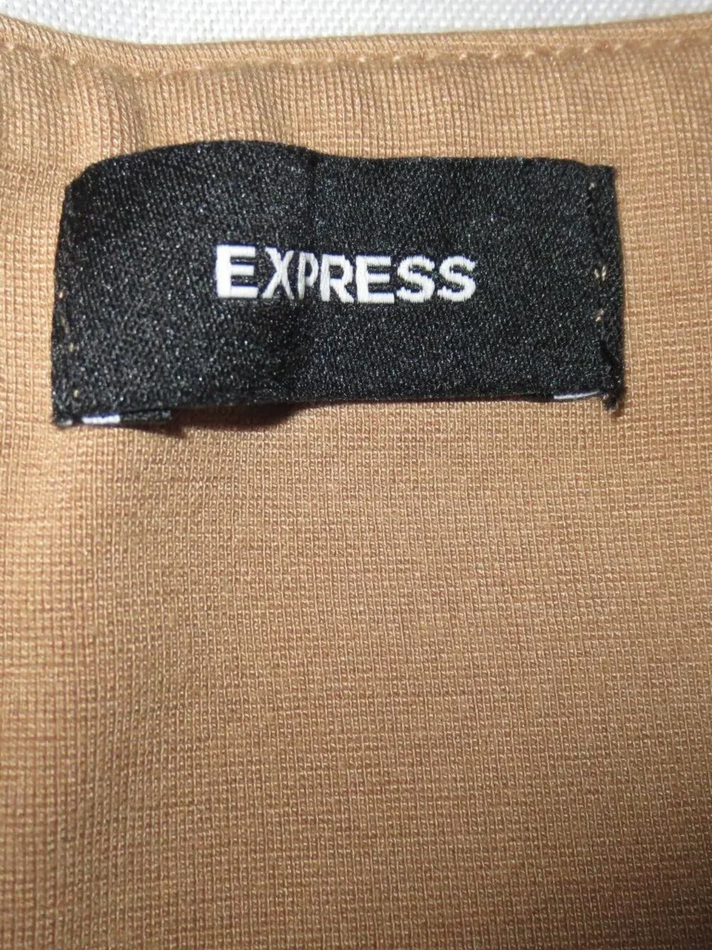 NWT EXPRESS womens PONTE PANT tan TROUSERS brown STRETCH soft ANKLE SIZE S - Picture 7 of 13
